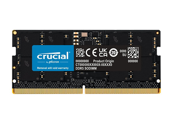 Crucial - DDR5 - module - 16 GB - SO-DIMM 262-pin - 5600 MHz / PC5