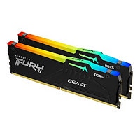 Kingston FURY Beast RGB - DDR5 - kit - 32 GB: 2 x 16 GB - DIMM 288