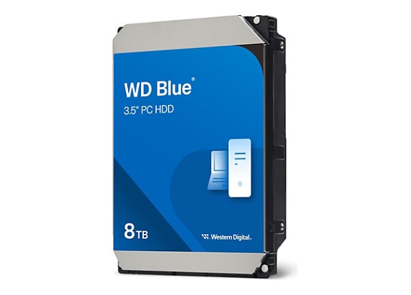 WD Blue WD80EAAZ - hard drive - 8 TB - SATA 6Gb/s - WD80EAAZ