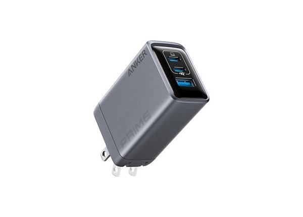 Anker Prime power adapter - GaN - 2 x USB-C, USB Type A - 100 Watt