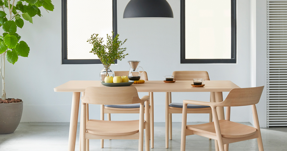 HIROSHIMAアームチェアに合う理想のテーブル | コラム | 【公式