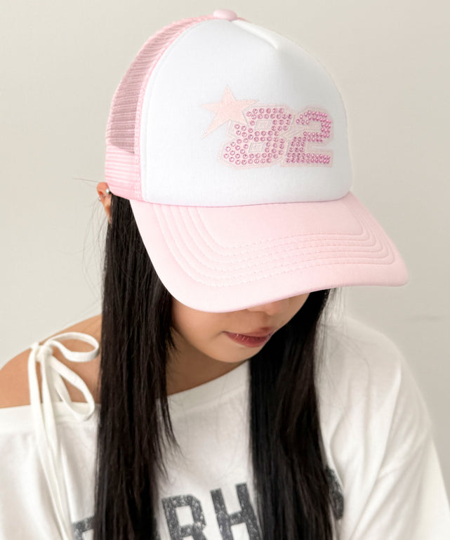 ナンバリングラインストーンメッシュキャップ｜WEGO（ウィゴー