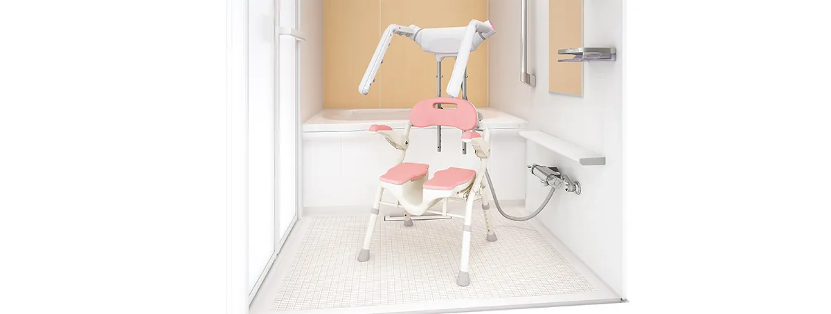 wellsシャワー温浴システム | 介護浴室wells