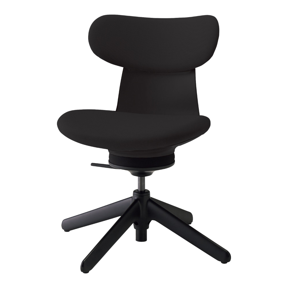 ingLIFE イングライフ／背クッションタイプ／肘なし／本体ブラック／背