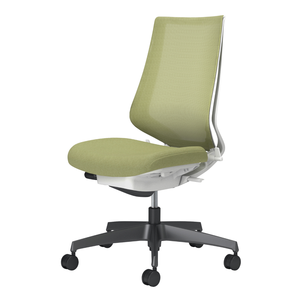 Duora2 デュオラ2／メッシュタイプ／ハイバック／肘なし／本体ホワイト