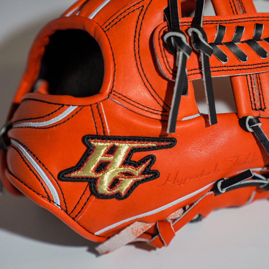 ハイゴールド】硬式グラブ/内野手用/送料無料/KKG2005/右投げ/オレンジ