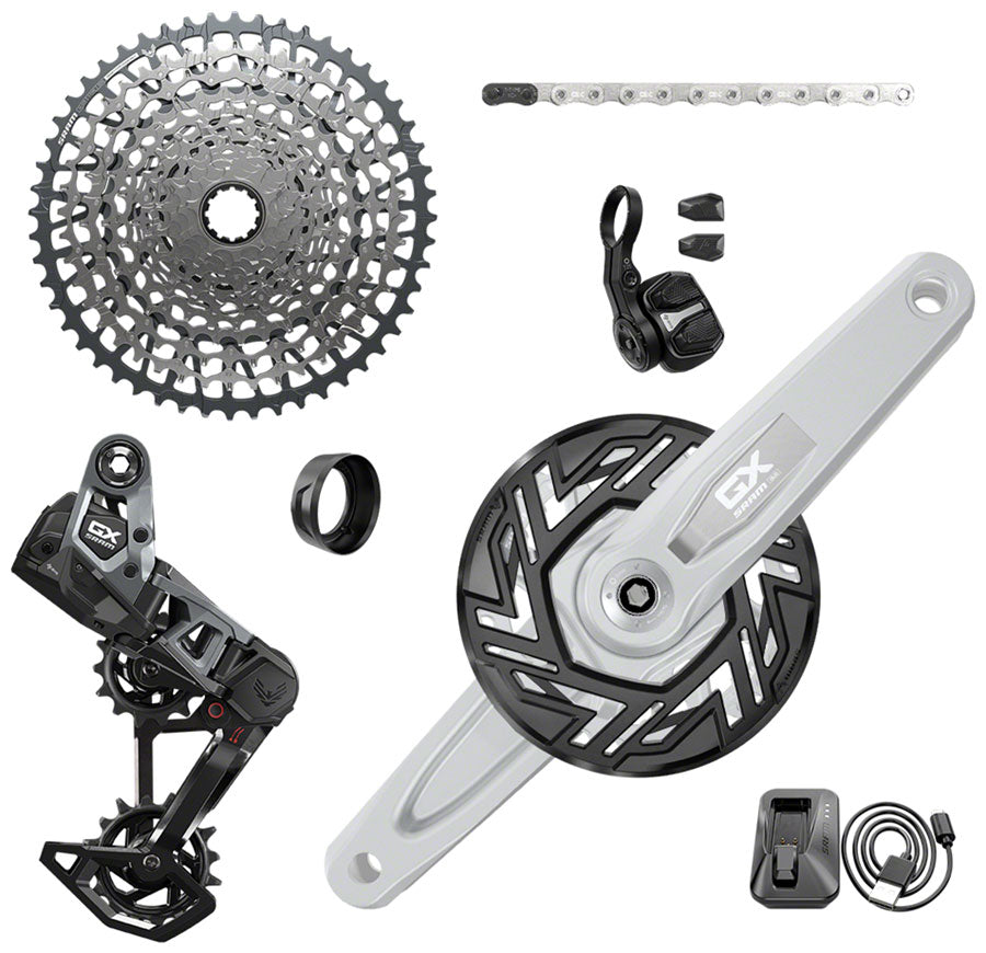 SRAM GX Eagle T-Type Ebike AXS Groupset - 104BCD 34T with Clip-On