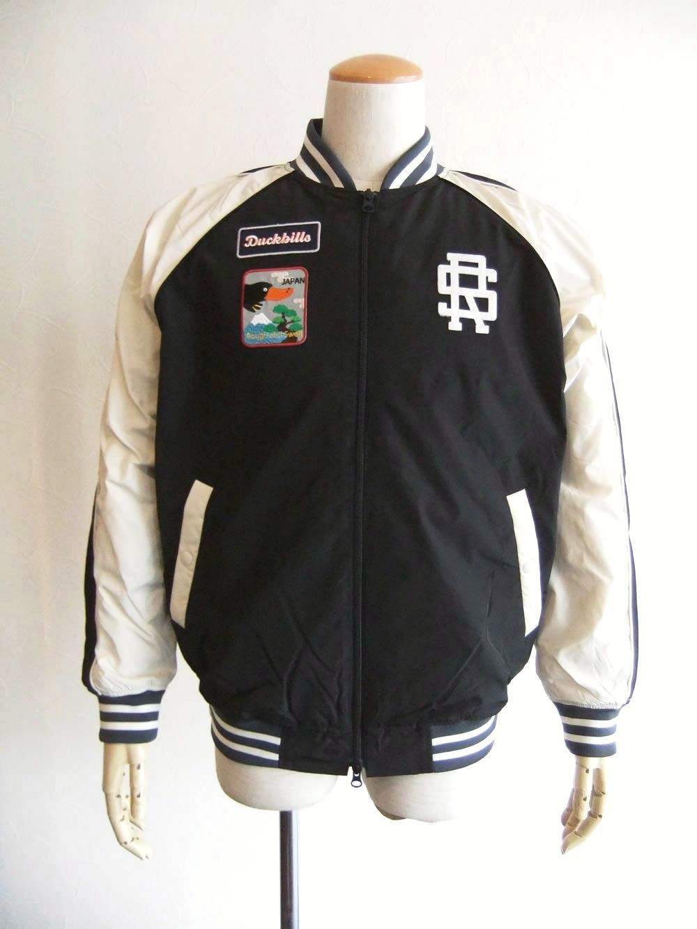 rough & swell - ORIENTAL DENVER ジップアップブルゾン (ブラック