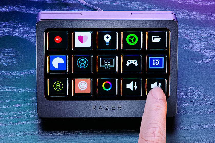 Razerが実況配信者向けの15ボタンキーパッド「Stream Controller X」を発表
