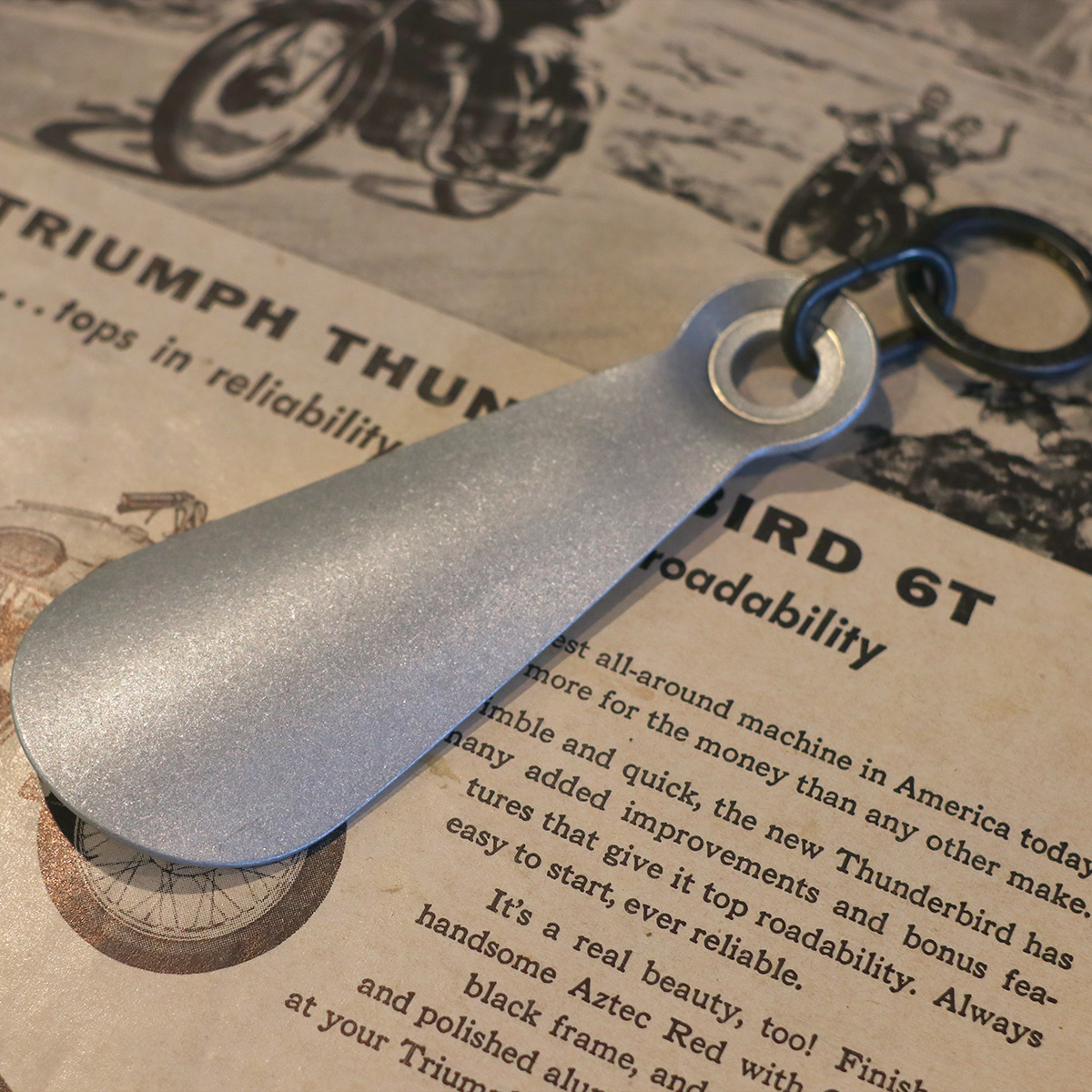 メタル シューホーン・アルミニウム・Metal Shoe Horn - Aluminum