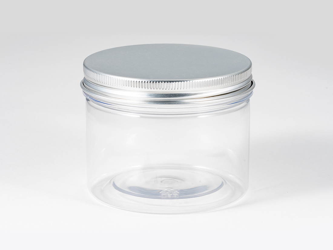 PET円筒容器 96×H55mm(シルバー蓋付) | 無地の円筒ケース・クッキー