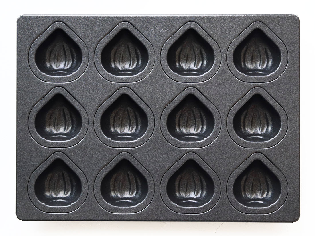 松永製作所 メタリックテフロン付きミニマロン天板 12P | マロン