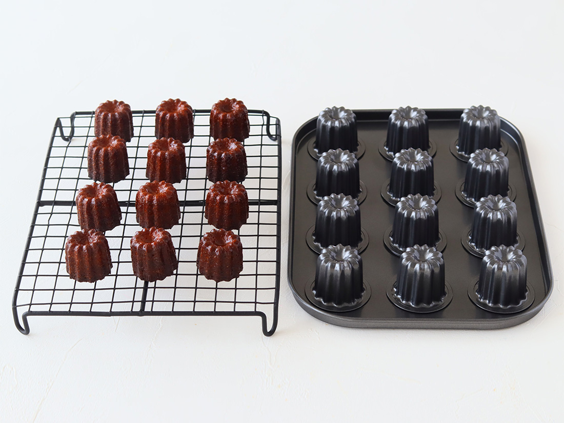 cotta カヌレ天板 小 (12個取） | カヌレ型 | お菓子・パン材料