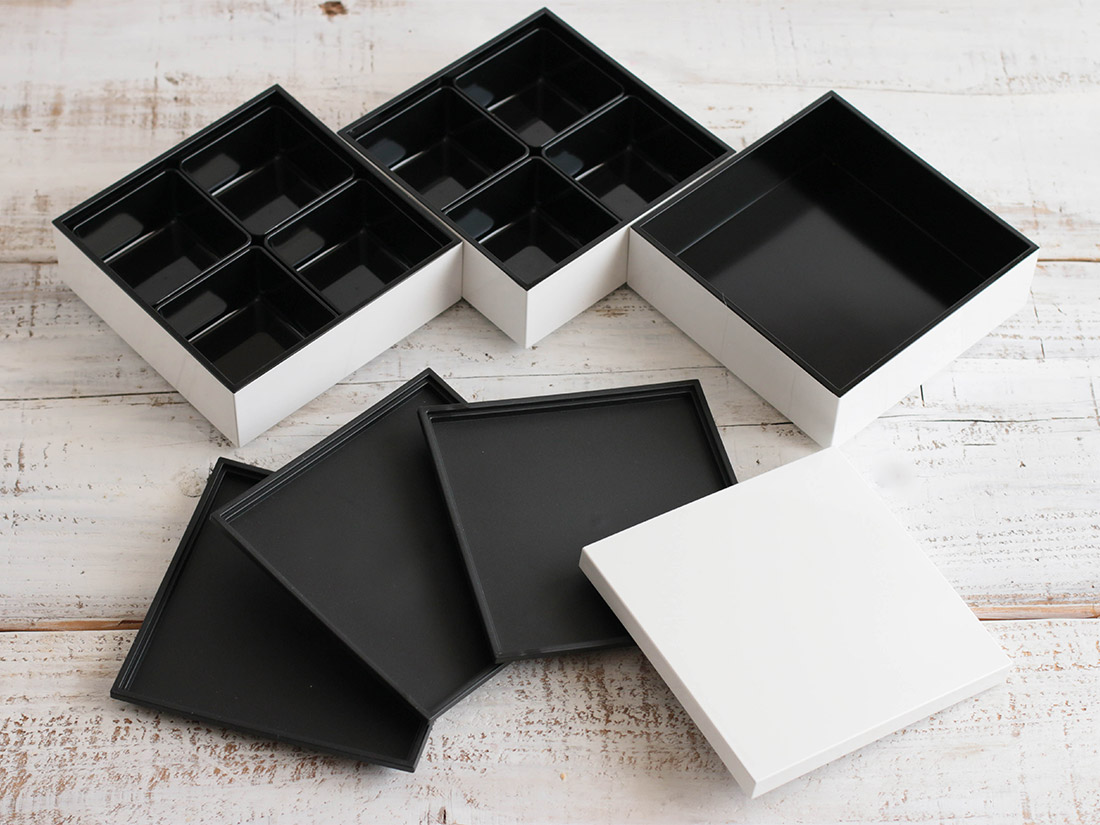 cotta お重 3段 | お重・行楽向け弁当箱 | お菓子・パン材料