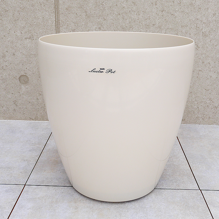ラスターポット・ホワイト 10号鉢用 観葉植物と植木鉢の専門店cocolate