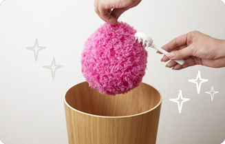 ロボットクリーナー】マイクロファイバーモップボールモコロ ミニ