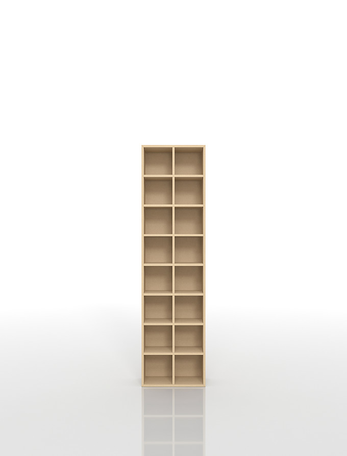 CD収納棚 2列×8段（16コマ）|マルゲリータのCD収納