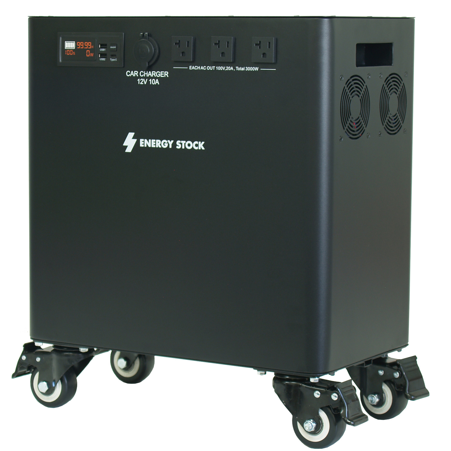 複合機などの高出力製品も安心してバックアップ可能な大容量蓄電池<br