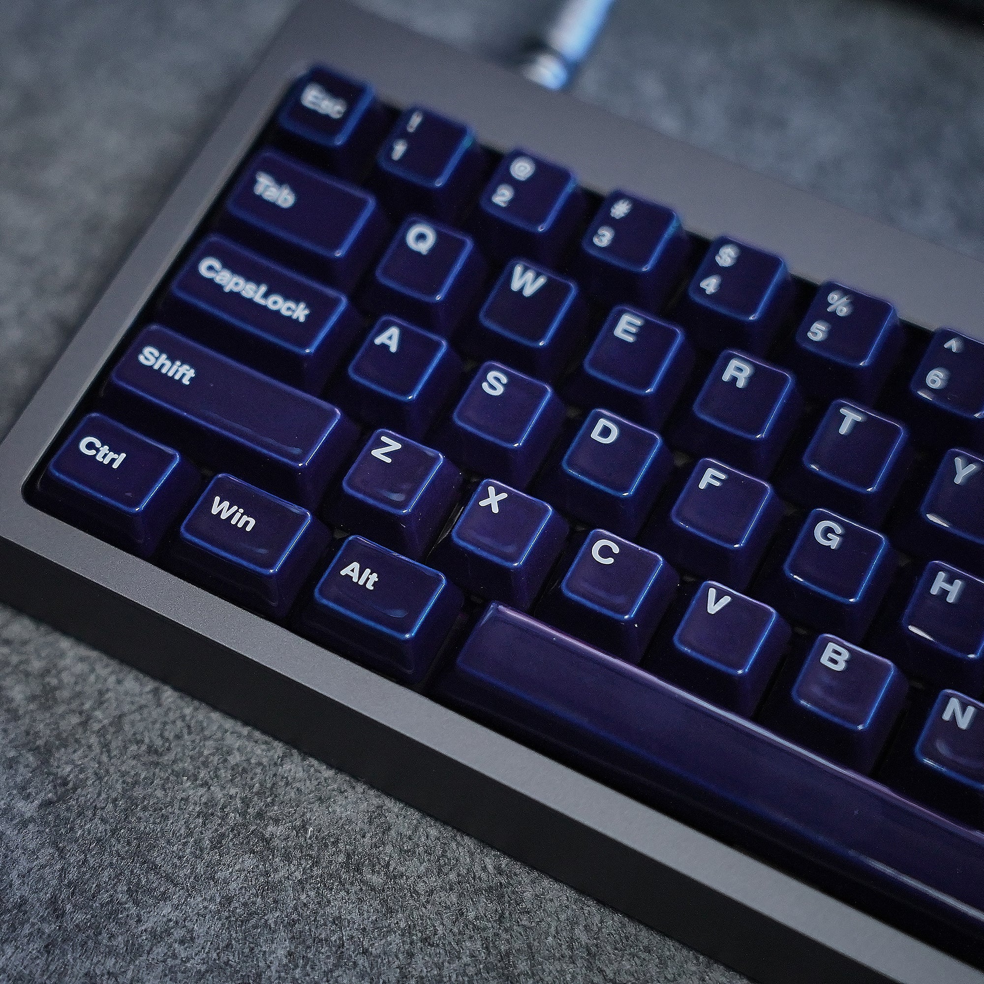 Cerakey Indigo Ceramic Keycaps Set