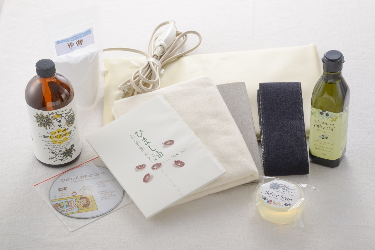 ○夏セール☆プレミアムひまし油湿布セット