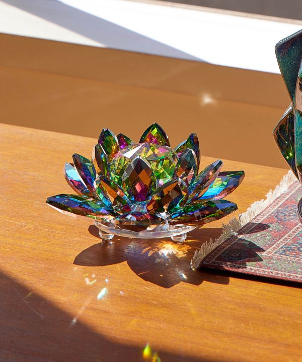 ガラスロータスミラー S(BLACK): 『チャイハネ』公式通販