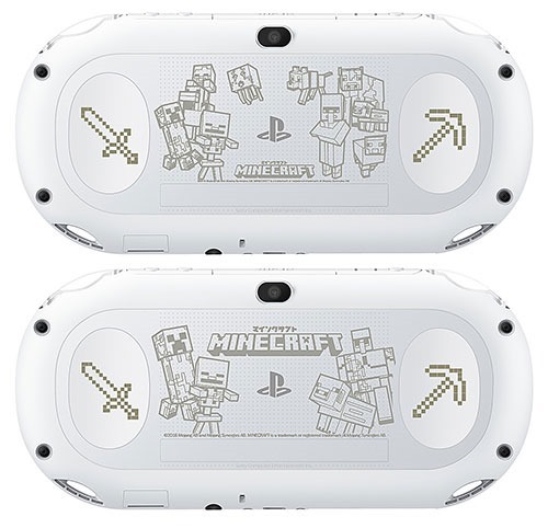 PS Vitaが、マインクラフトとコラボ！本体刻印に、オリジナルポーチに
