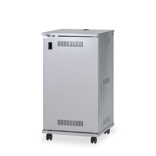 20U スチール製AVワゴン（組立済・扉付き）｜CWZ-20｜カナレ電気