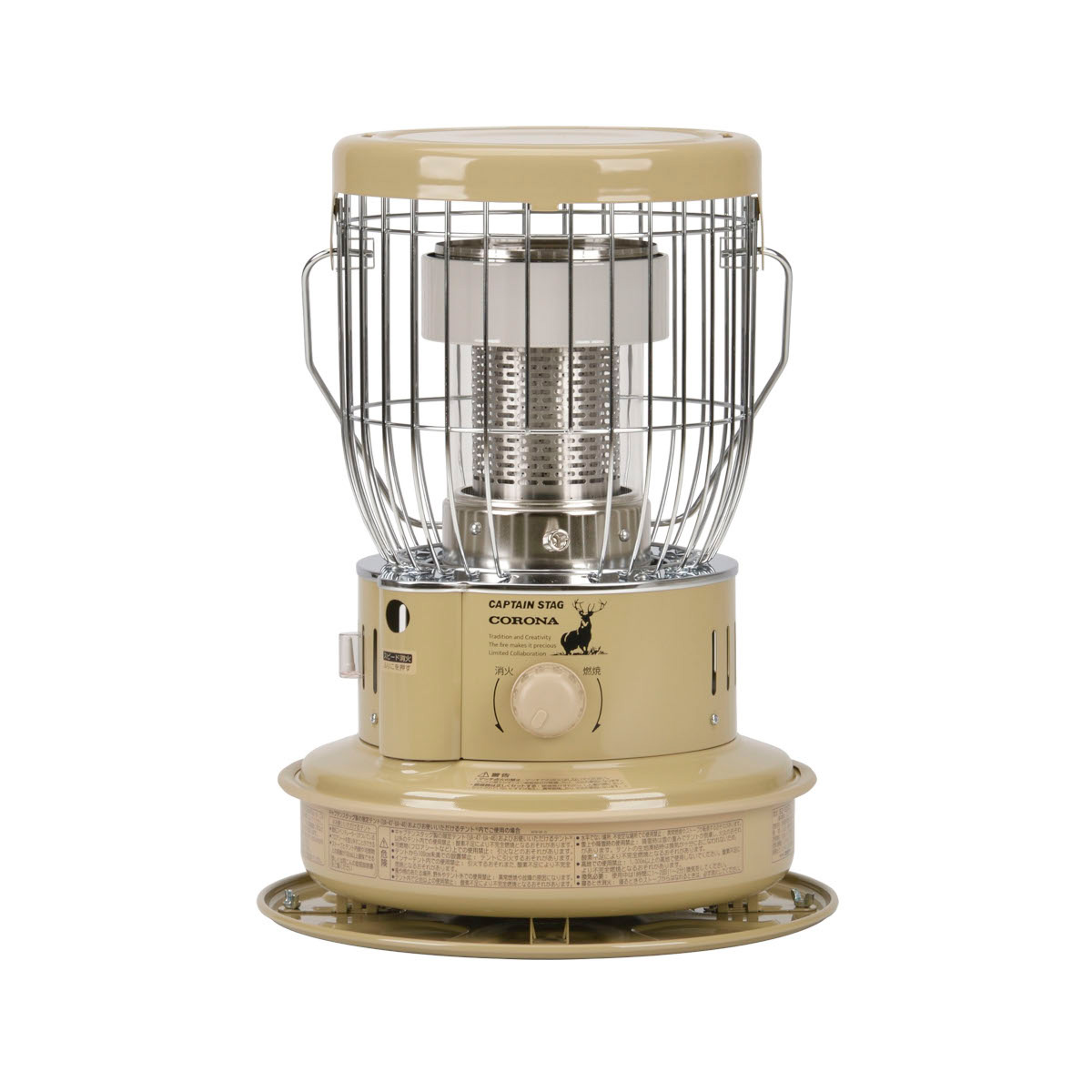 キャプテンスタッグ×コロナ 石油ストーブ SZ-32CS（ベージュ