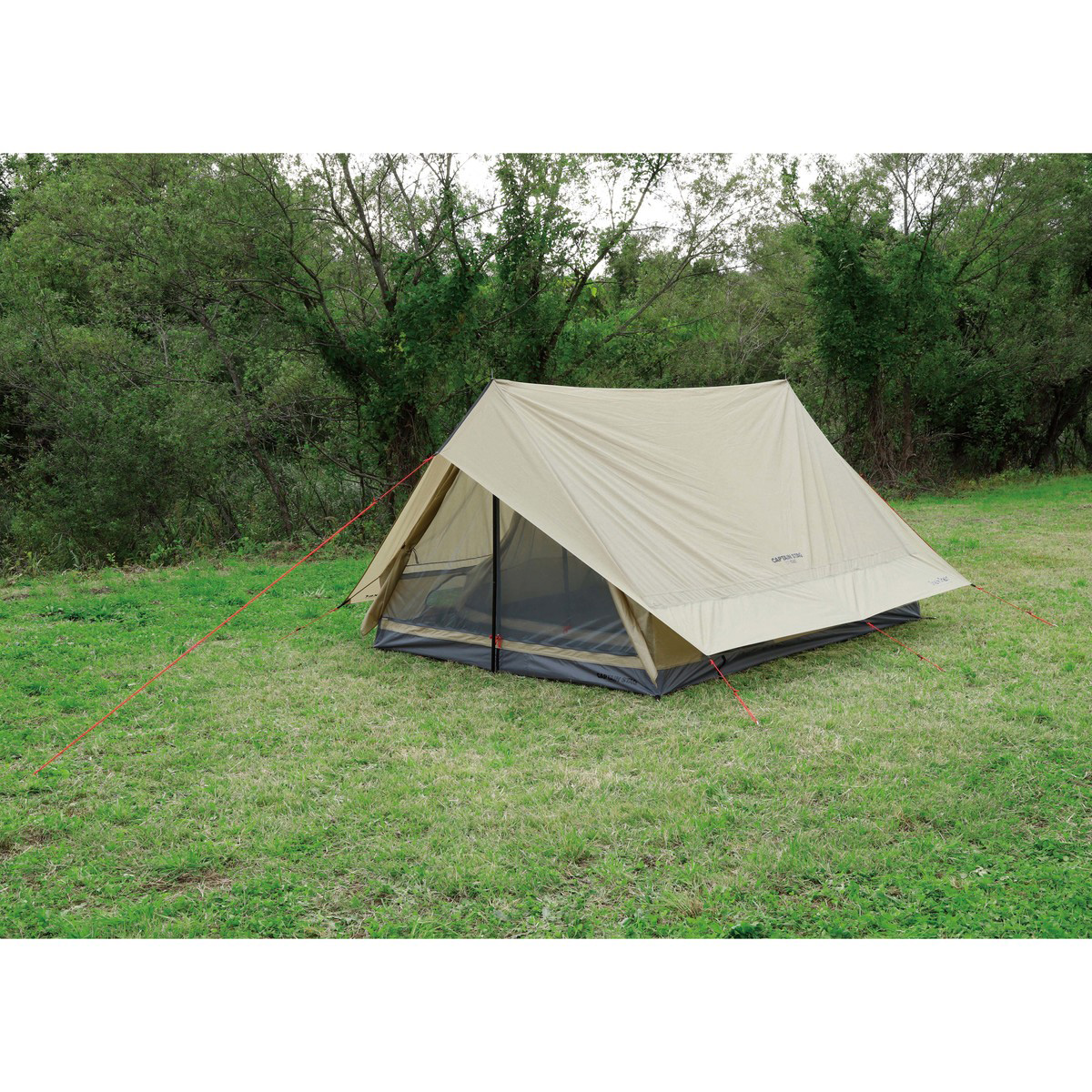 トレッカー ツーポールロッジUV〈3～4人用〉（カーキ） - アウトドア