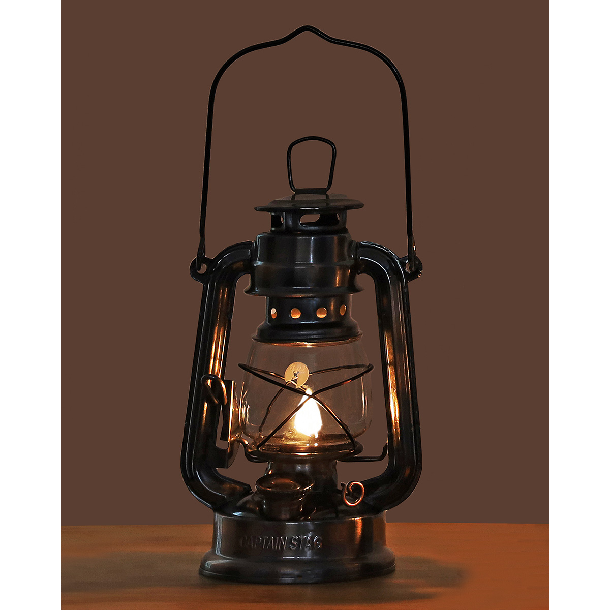 CS オイルランタン＜小＞(ブロンズ) - アウトドア・キャンプ用品