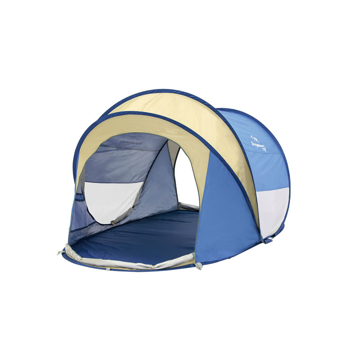 シャイニーリゾートポップアップシェルターUV(ブルー) - アウトドア