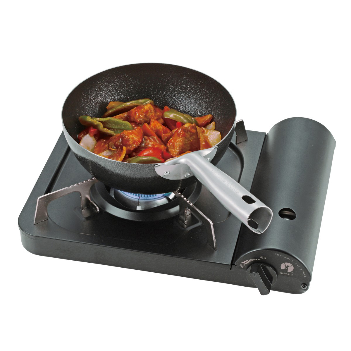 ファイバーライン 本格炒め鍋20cm〈深型〉 - アウトドア・キャンプ用品