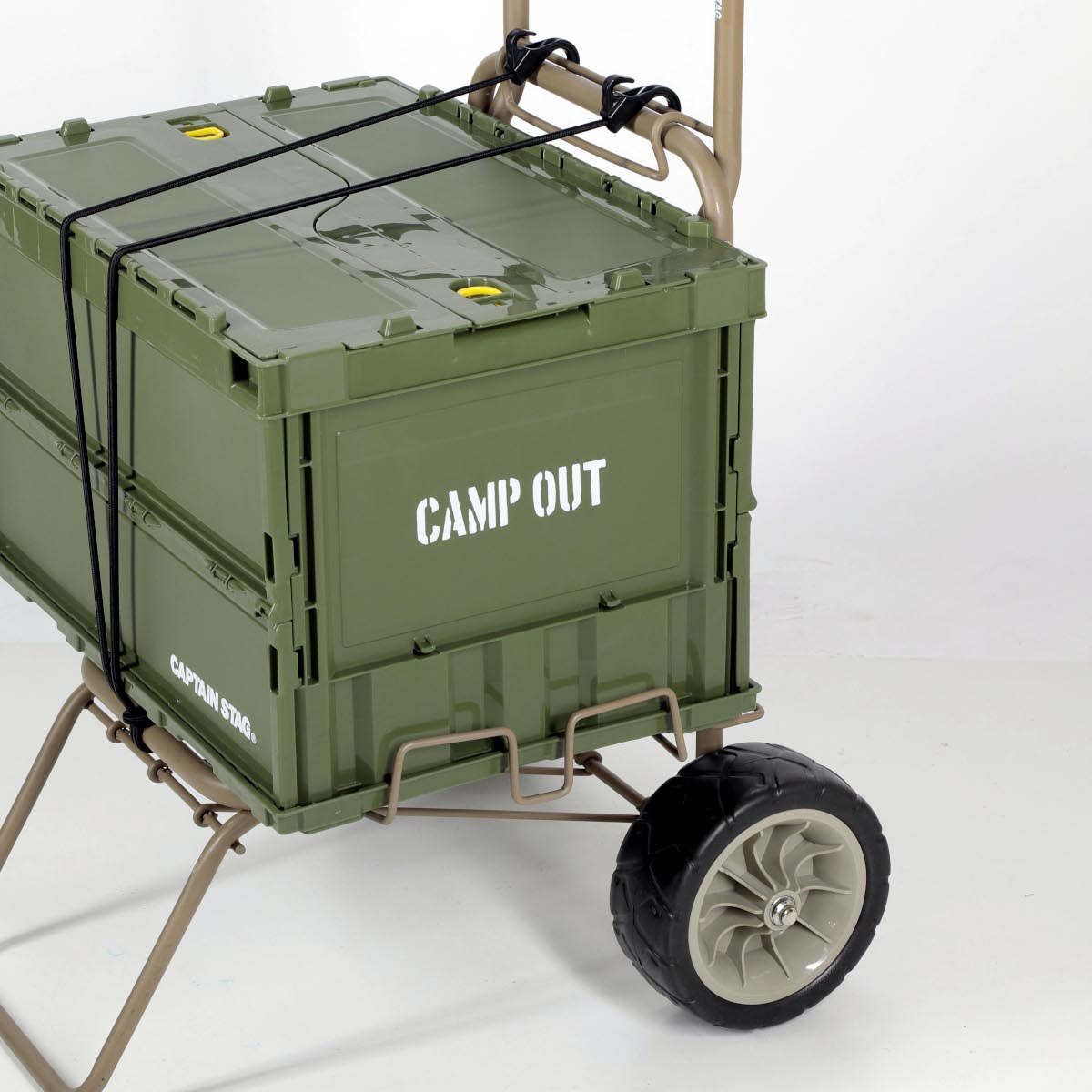 トーランド FDコンテナ用キャリー カーキ - アウトドア・キャンプ