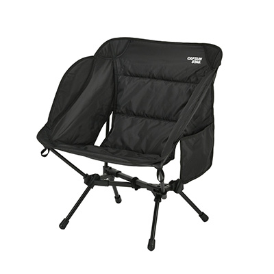 ジュール コンパクトチェア(ミニ)(ブラック) - アウトドア・キャンプ