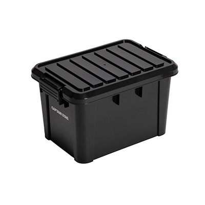 ブラック アルミコンテナボックス 30L - アウトドア・キャンプ用品