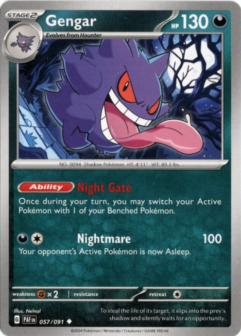 ゲンガー 海外版 英語版 Gengar - 057/091 -【Card Chicken】