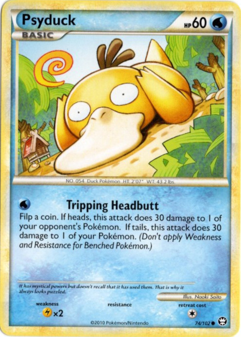 コダック 海外版 英語版 Psyduck - 74/102 -【Card Chicken】