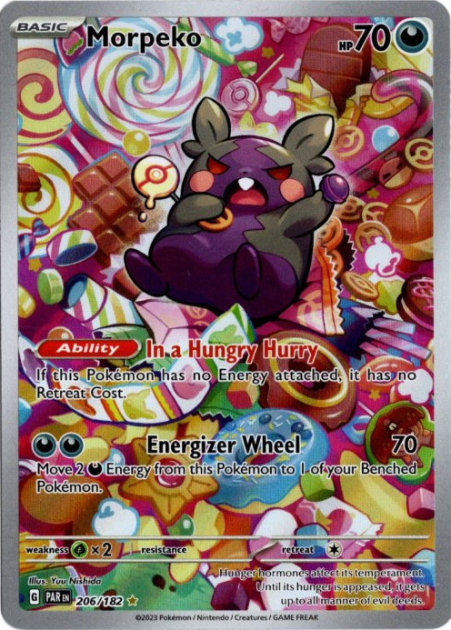 モルペコ AR 海外版 英語版 Morpeko - 206/182 -【Card Chicken】