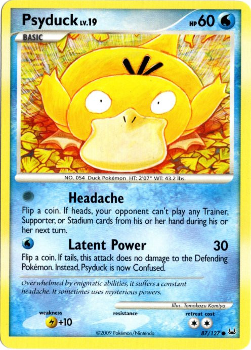 コダック 海外版 英語版 Psyduck - 87/127 -【Card Chicken】