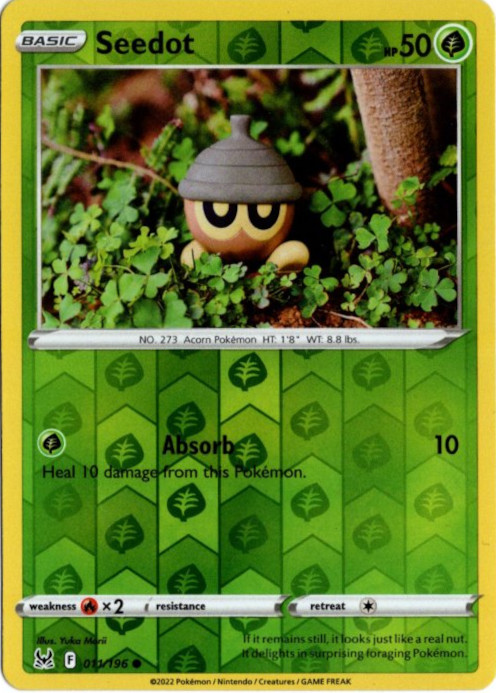 タネボー 海外版 英語版 リバホロ Seedot - 011/196 -【Card Chicken】