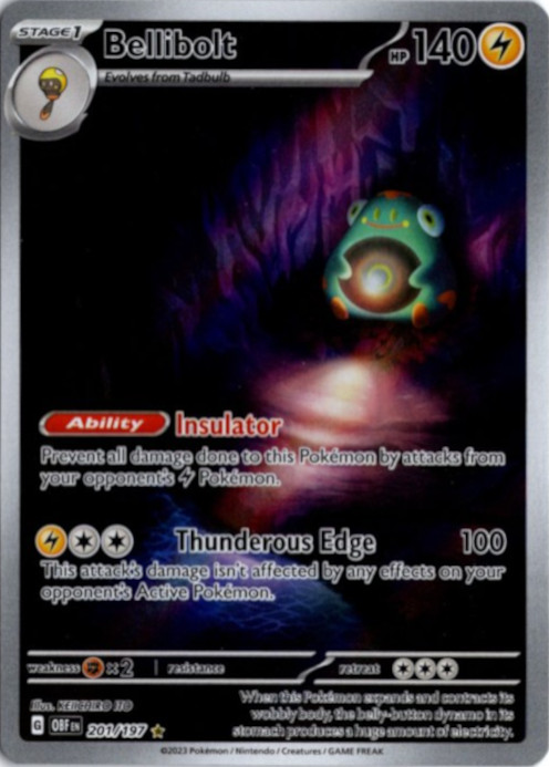 ハラバリー AR 海外版 英語版 Bellibolt - 201/197 -【Card Chicken】