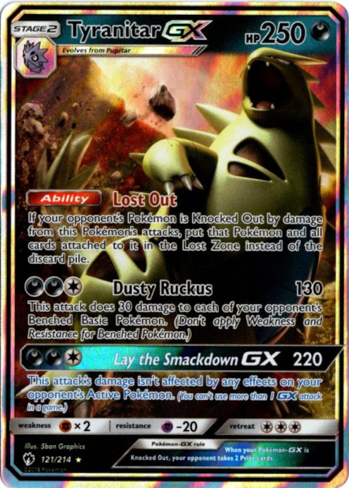 バンギラスGX 海外版 英語版 Tyranitar GX - 121/214 -【Card Chicken】