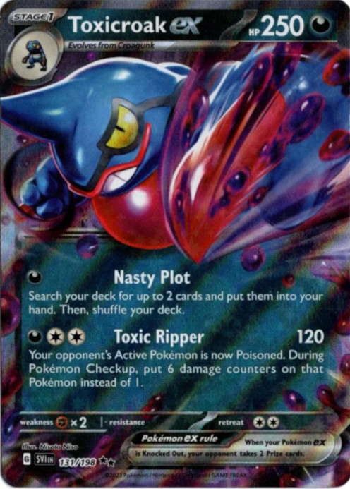 ドクロッグex 海外版 英語版 Toxicroak ex - 131/198 -【Card Chicken】