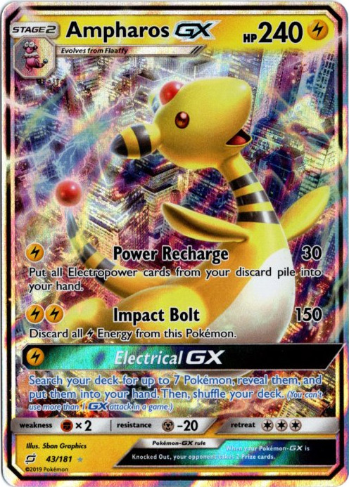 デンリュウGX 海外版 英語版 Ampharos GX - 43/181 -【Card Chicken】