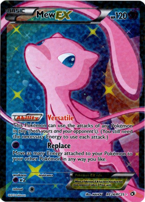 ミュウEX SR シャイニーコレクション 海外版 英語版 Mew EX - RC24