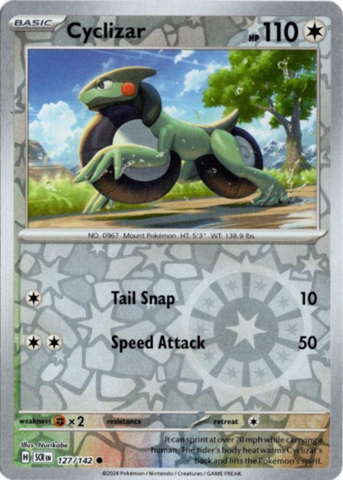 モトトカゲ 海外版 英語版 リバホロ Cyclizar - 127/142 -【Card Chicken】