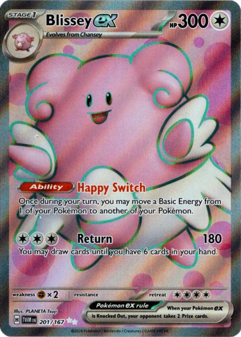 ハピナスex 海外版 英語版 Blissey ex - 201/167 -【Card Chicken】