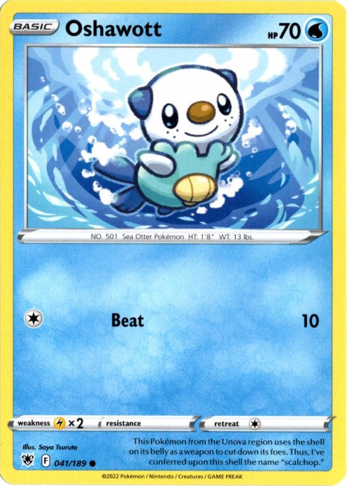 ミジュマル 海外版 英語版 Oshawott - 041/189 -【Card Chicken】