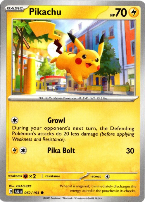 ピカチュウ 海外版 英語版 Pikachu - 062/193 -【Card Chicken】