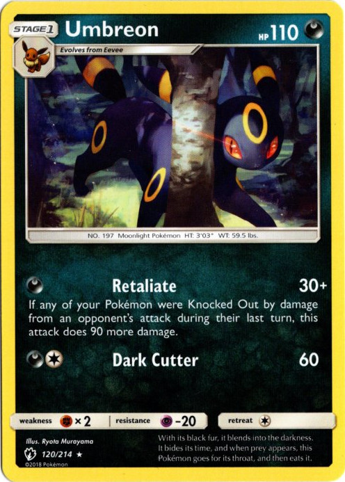 ブラッキー 海外版 英語版 Umbreon - 120/214 -【Card Chicken】